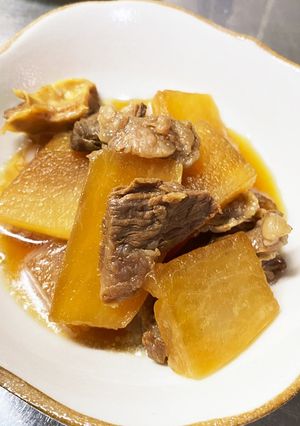 簡単！大根と牛すじの煮込み-レシピのメイン写真