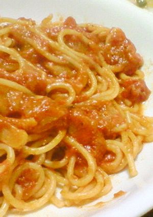 トマトとにんにくのスパゲティ（カプリ風）-レシピのメイン写真