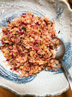 しば漬け、じゃこたまごの炒飯〜♪-レシピのメイン写真