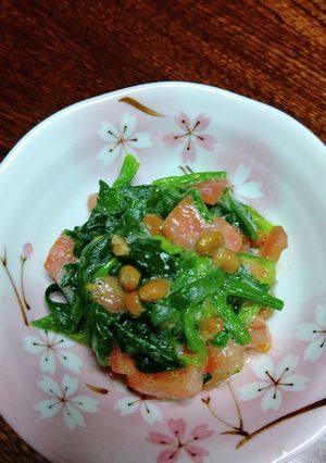 ほうれん草の納豆和え-レシピのメイン写真