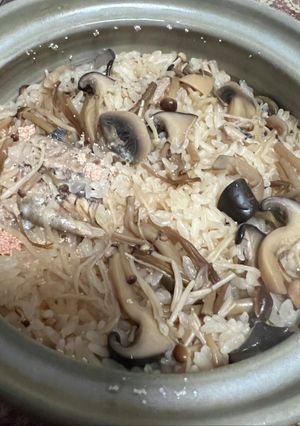 さば明太子の土鍋で炊き込みご飯-レシピのメイン写真