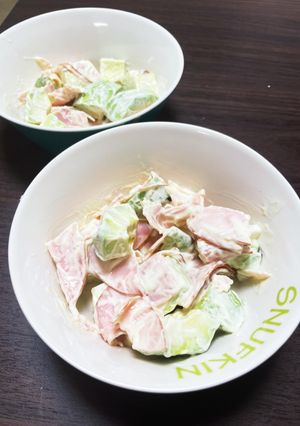 ハムとアボカドのサラダ-レシピのメイン写真