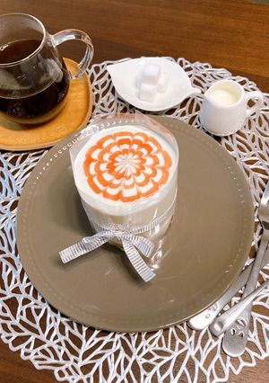 話題の雪崩ケーキ＊フィルムケーキ苺-レシピのメイン写真