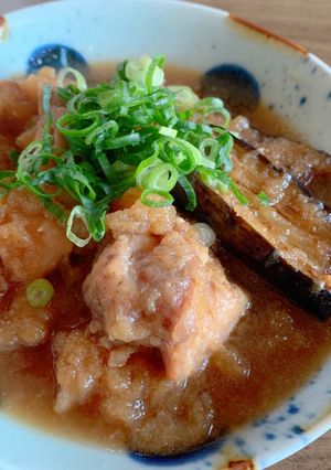 鶏肉となすのみぞれ煮-レシピのメイン写真