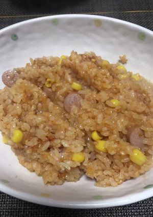 炊飯器で簡単ケチャップライス-レシピのメイン写真
