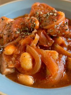 鶏肉と大豆のトマト煮込み-レシピのメイン写真