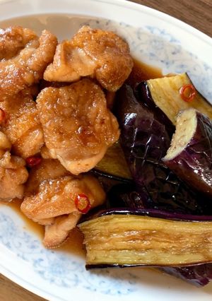鶏肉となすの南蛮漬け-レシピのメイン写真