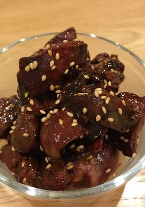 ワインに合う！ほったらかし鶏レバ甘うま煮-レシピのメイン写真