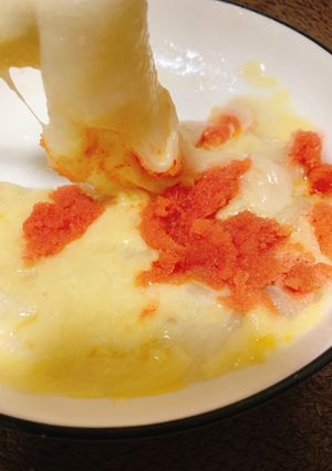 簡単4分!　激ウマ餅めんたいチーズ-レシピのメイン写真