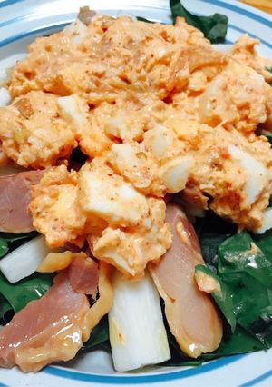 キムチタルタルサラダ-レシピのメイン写真