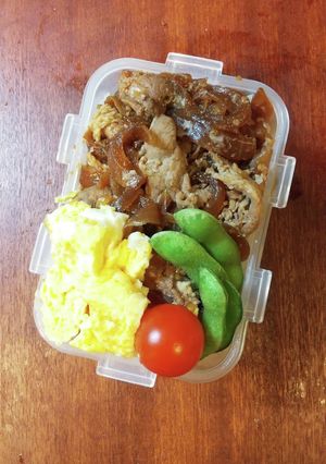 お弁当　豚の生姜焼き-レシピのメイン写真