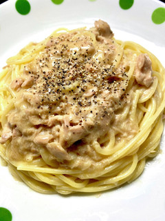 ツナ缶のホワイトソースパスタ-レシピのメイン写真