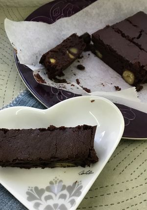 栗入りチョコブラウニー、もちろん卵なし♪-レシピのメイン写真