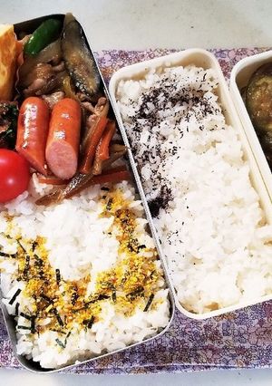豚肉ナス炒め弁当(1.17)-レシピのメイン写真