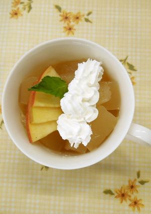 おいしさギュッ♡鹿角りんごのデザート寒天-レシピのメイン写真