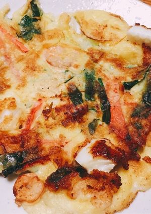 海鮮チヂミ-レシピのメイン写真
