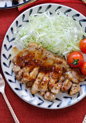 ハニーマスタードしょうゆのポークステーキ-レシピのメイン写真