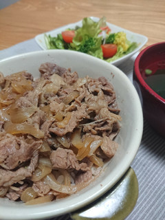 我が家のこんにゃく入りヘルシー牛丼-レシピのメイン写真