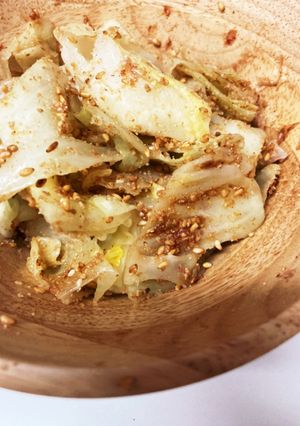 キャベツ大量消費☆胡麻＋鰹節和え-レシピのメイン写真