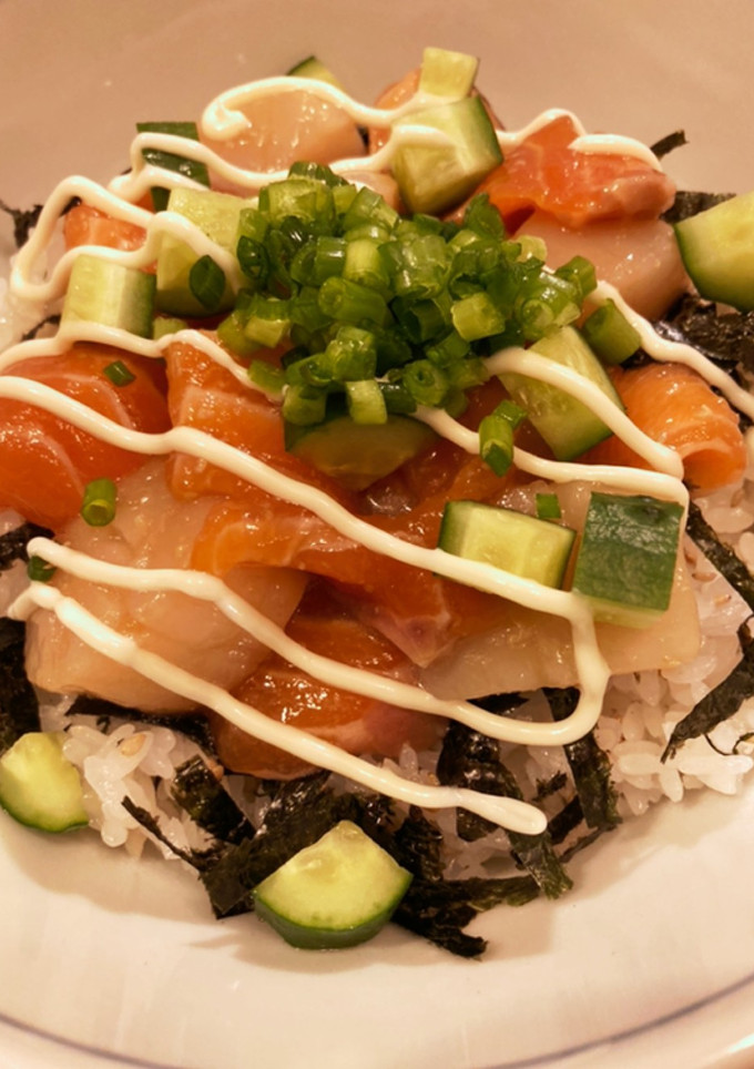 絡み合うマヨが最高！海鮮漬け丼-レシピのメイン写真