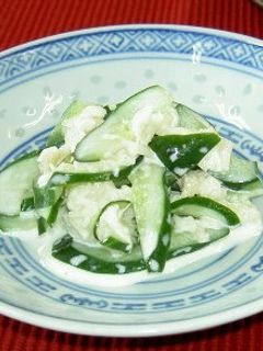 きゅうりとほたての和え物(透析食)-レシピのメイン写真
