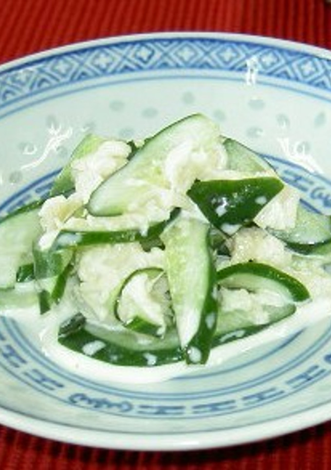 きゅうりとほたての和え物（透析食）-レシピのメイン写真