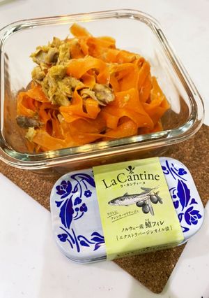 にんじんしりしり　鯖缶-レシピのメイン写真