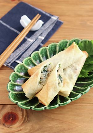 揚げない！冬野菜たっぷり具だくさん春巻き-レシピのメイン写真