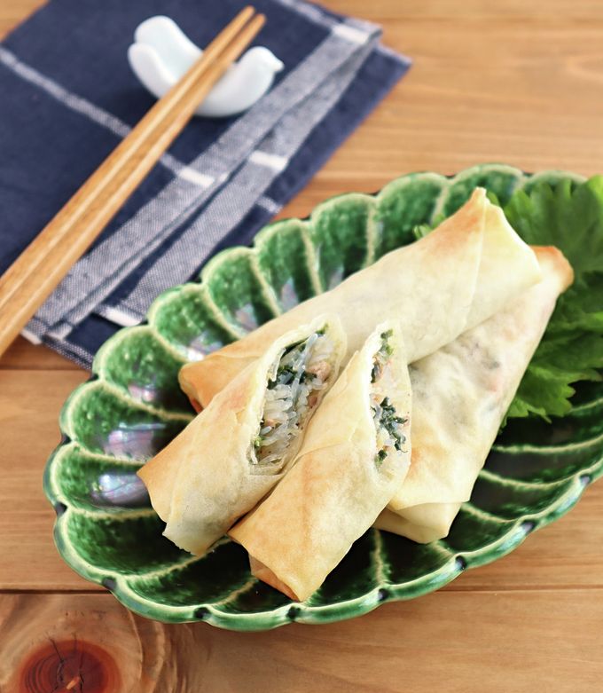 揚げない！冬野菜たっぷり具だくさん春巻き by kaana57 【クックパッド
