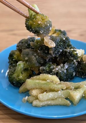 ブロッコリーの唐揚げ-レシピのメイン写真