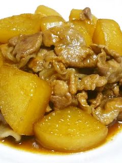 大根と豚こまの甘辛煮-レシピのメイン写真