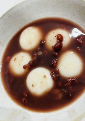 簡単！お子様と一緒に白玉ぜんざい♪-レシピのメイン写真