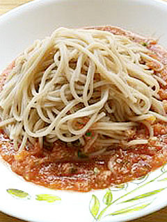 野菜たっぷり☆ガスパチョ風ソースパスタ-レシピのメイン写真