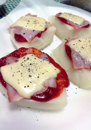 餅に飽きた( -_-)けど餅ピザは食べる-レシピのメイン写真