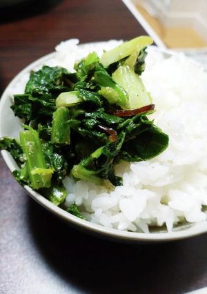節約！ご飯に合う♪かぶ・大根の葉佃煮-レシピのメイン写真