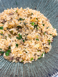 ニラのオイスターチャーハン-レシピのメイン写真
