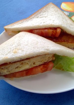だれでも楽しめる!豆腐ハンバーグサンド-レシピのメイン写真