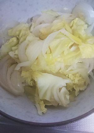 レンチンで！ノンオイル野菜炒め-レシピのメイン写真