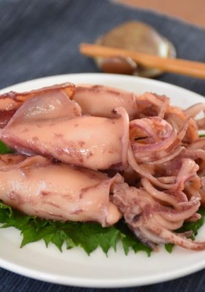 べいか(水イカ)煮付け-レシピのメイン写真
