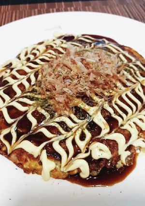 超簡単！白菜と豆腐のうどんモダン焼き！-レシピのメイン写真