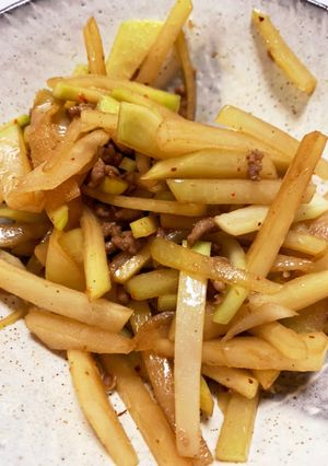 コールラビのきんぴら-レシピのメイン写真