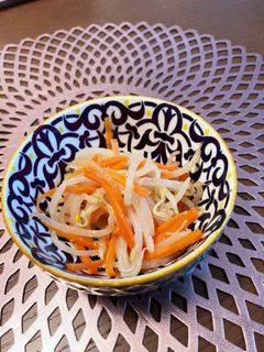 シロさんのにんじんともやしのナムル-レシピのメイン写真