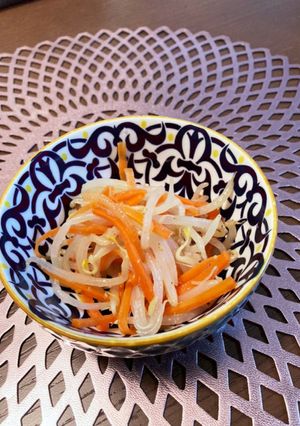 シロさんのにんじんともやしのナムル-レシピのメイン写真