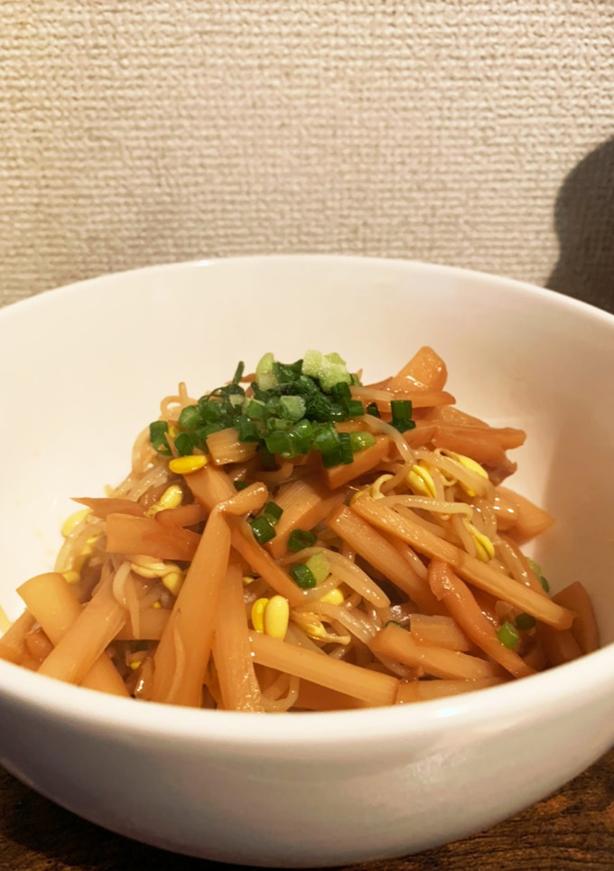 メンマともやしのおつまみ-レシピのメイン写真