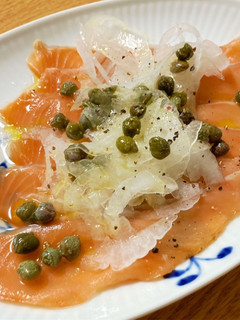 梅酢で☆優しい酸味の和風サーモンマリネ-レシピのメイン写真