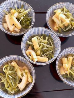 簡単♪ベジ☆水菜とお揚げさんの炊いたん-レシピのメイン写真