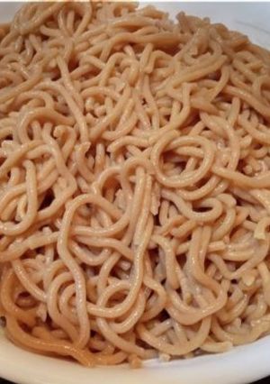 菊芋粉末で血糖対策の麺を作ってみた。-レシピのメイン写真