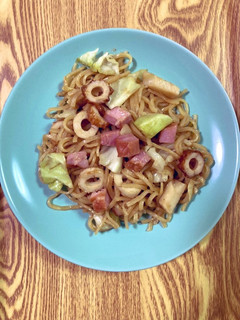 ベーコンと麺つゆ焼きそば☆-レシピのメイン写真
