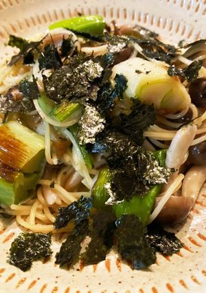 九条ネギの和風パスタ-レシピのメイン写真