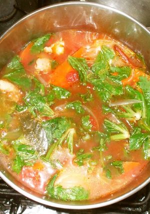 セロリスープ♪簡単葉っぱは高血圧に良い-レシピのメイン写真